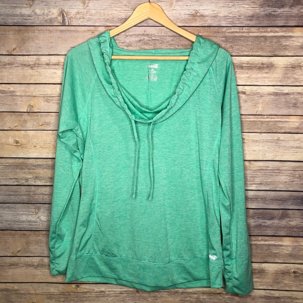 Avia Sea Green Athletic Hoodie #Y1